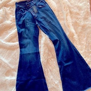 High waisted bell bottoms